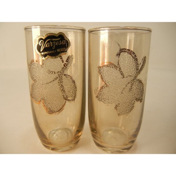 Vintage Libby VERZESA set of 6 shot, cordial, aperitif glasses 1960s - Picture 8 of 10